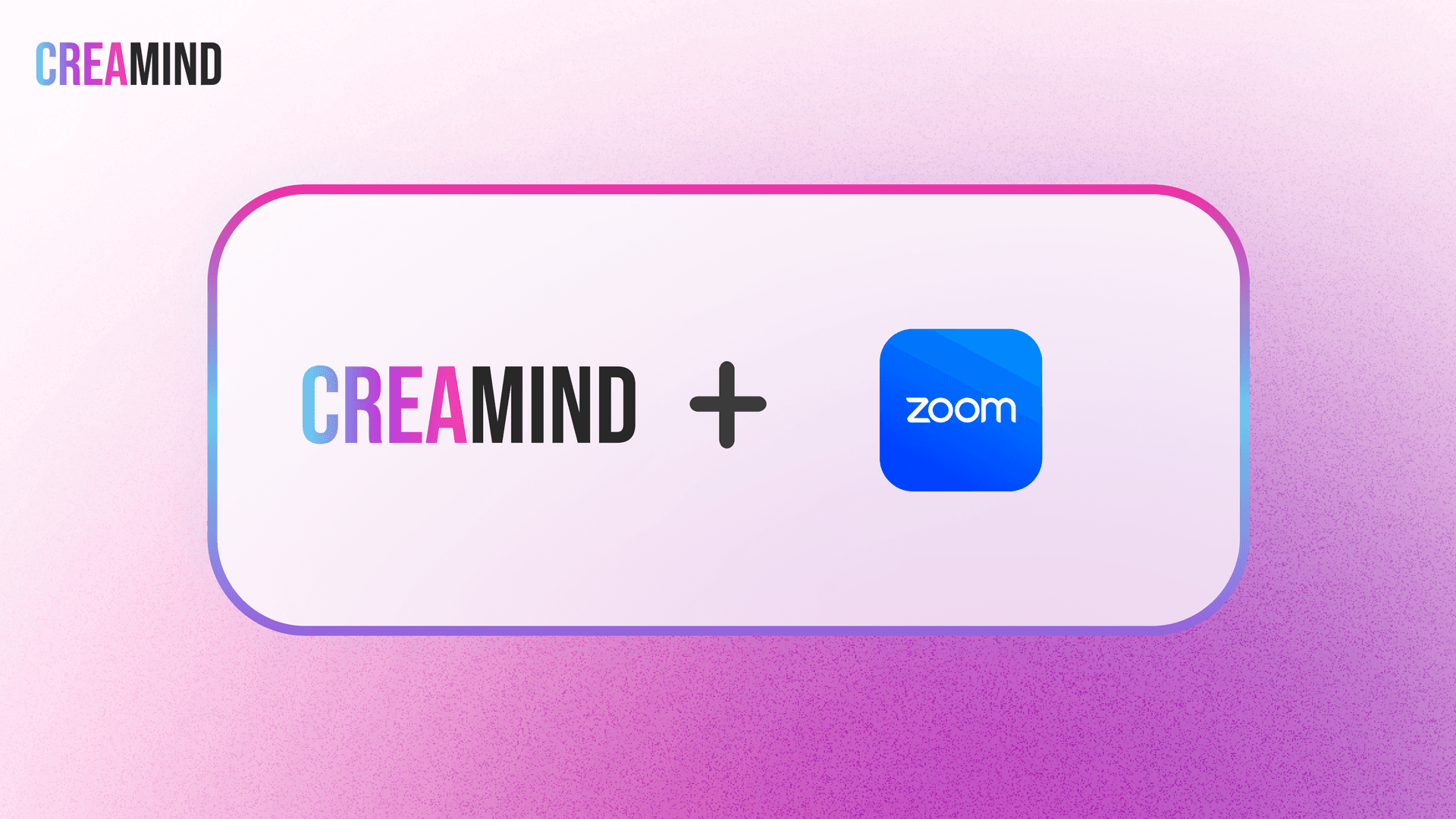 Creamind Zoom integration